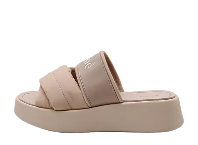 Chloe Women's Mila Slide Sandals "Powder Pink"