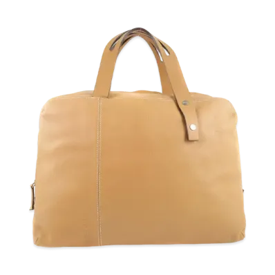 LOEWE Calf Leather Handle Bag "Beige"