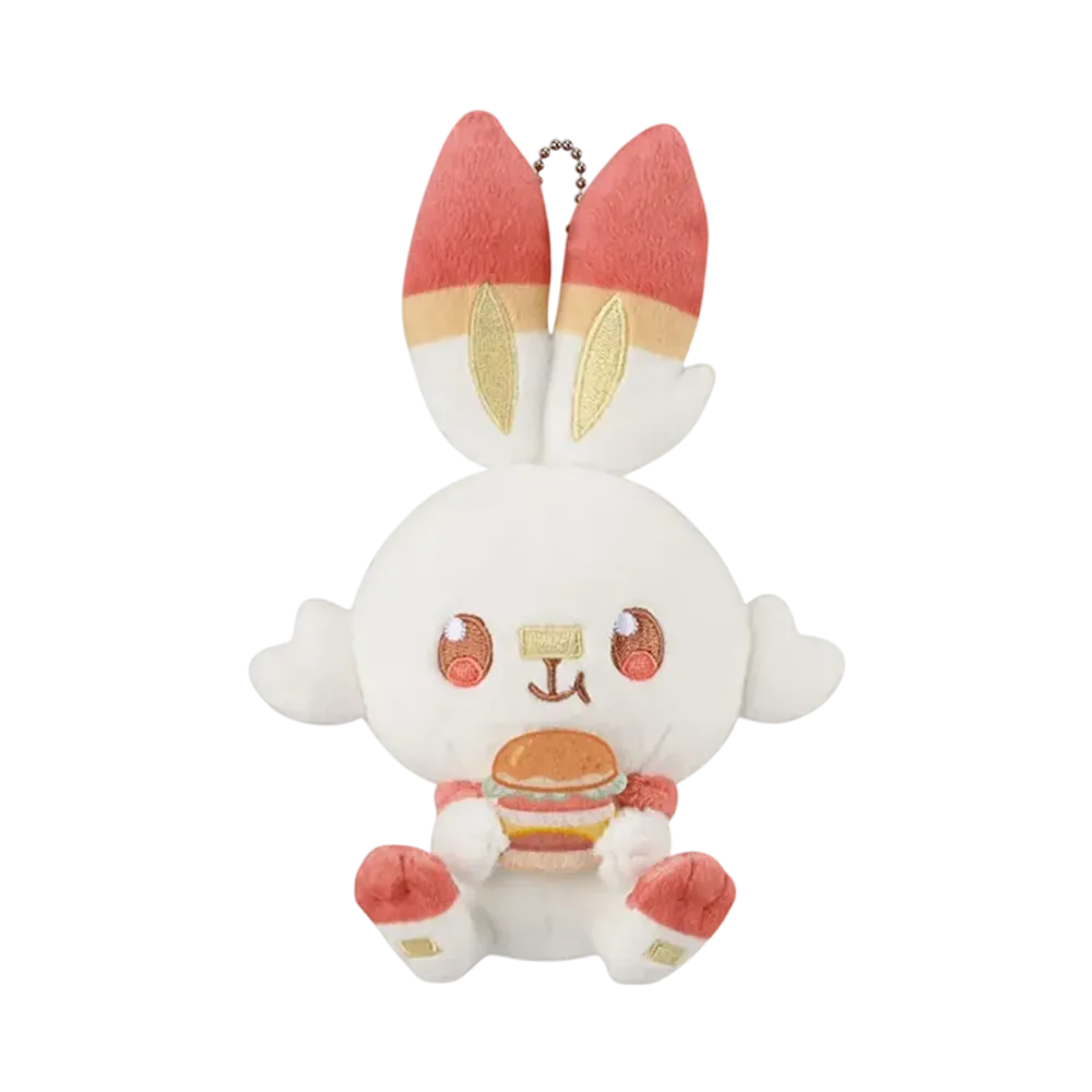 BANDAI "Ichiban Kuji" -Poke Pieces ~Welcome to the PEACE Diner~- F Prize Plush Mascot Scorbunny