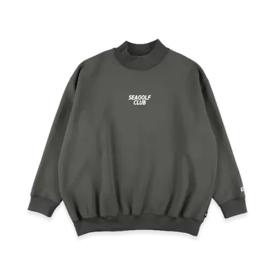 WIND AND SEA Mock Neck Ponch L/S Tee "C Gray"