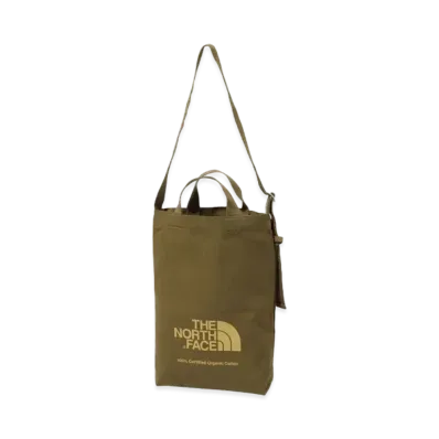 The North Face Organic Cotton Tote Kids "Military Olive/Honey Mustard"