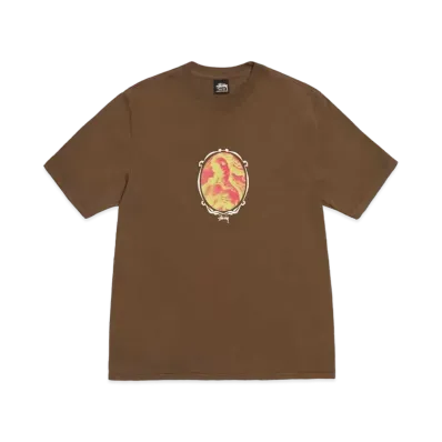 Stussy Venus Oval Pig. Dyed Tee "Brown"