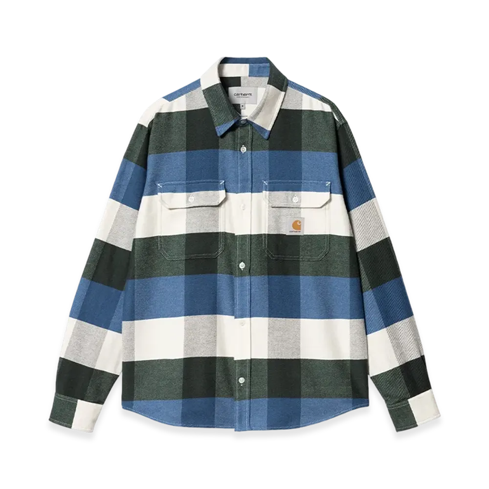 Carhartt WIP Lyman Check Shirt "Discovery Green"
