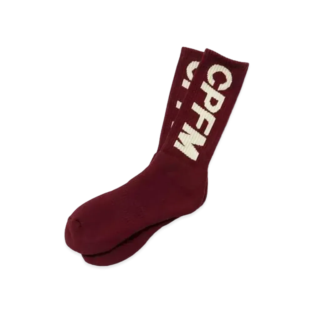 Cactus Plant Flea Market Cpfm Tube Socks "Burgundy"