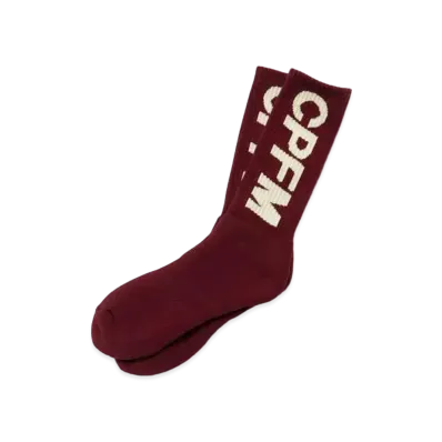 Cactus Plant Flea Market Cpfm Tube Socks "Burgundy"