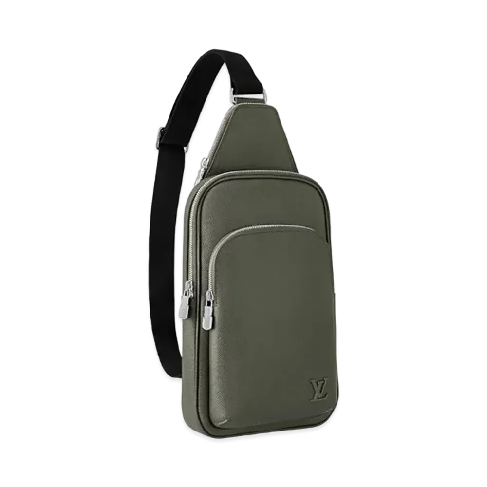 Louis Vuitton Avenue Slingbag NM Taiga Leather "Vert Laurier"