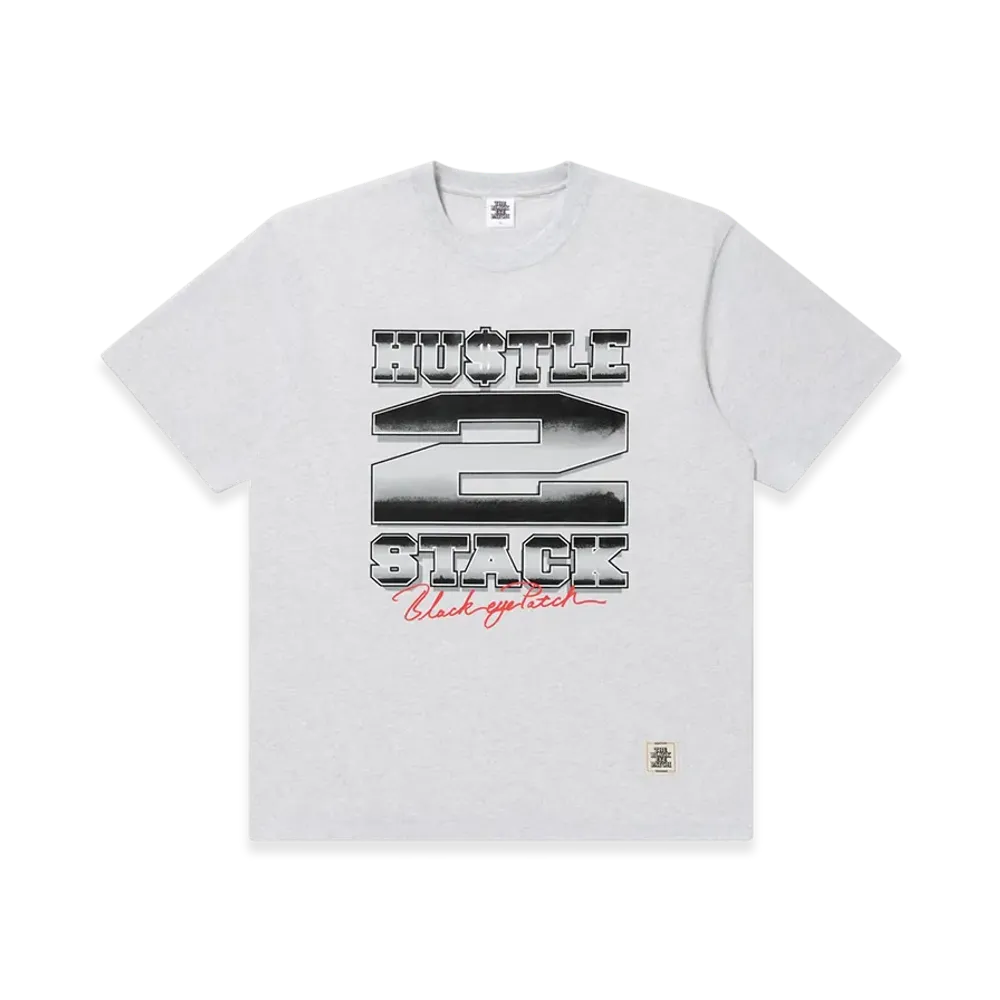 BlackEyePatch Hustle 2 Stack Tee "Ash"