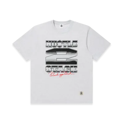 BlackEyePatch Hustle 2 Stack Tee "Ash"