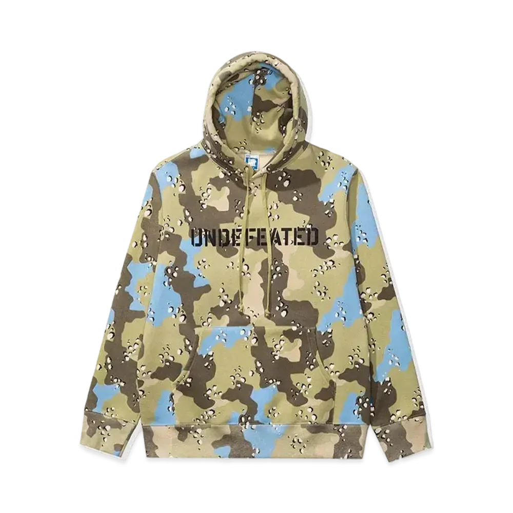 UNDEFEATED STENCIL LOGO PULLOVER HOOD - 20078 "Camo"