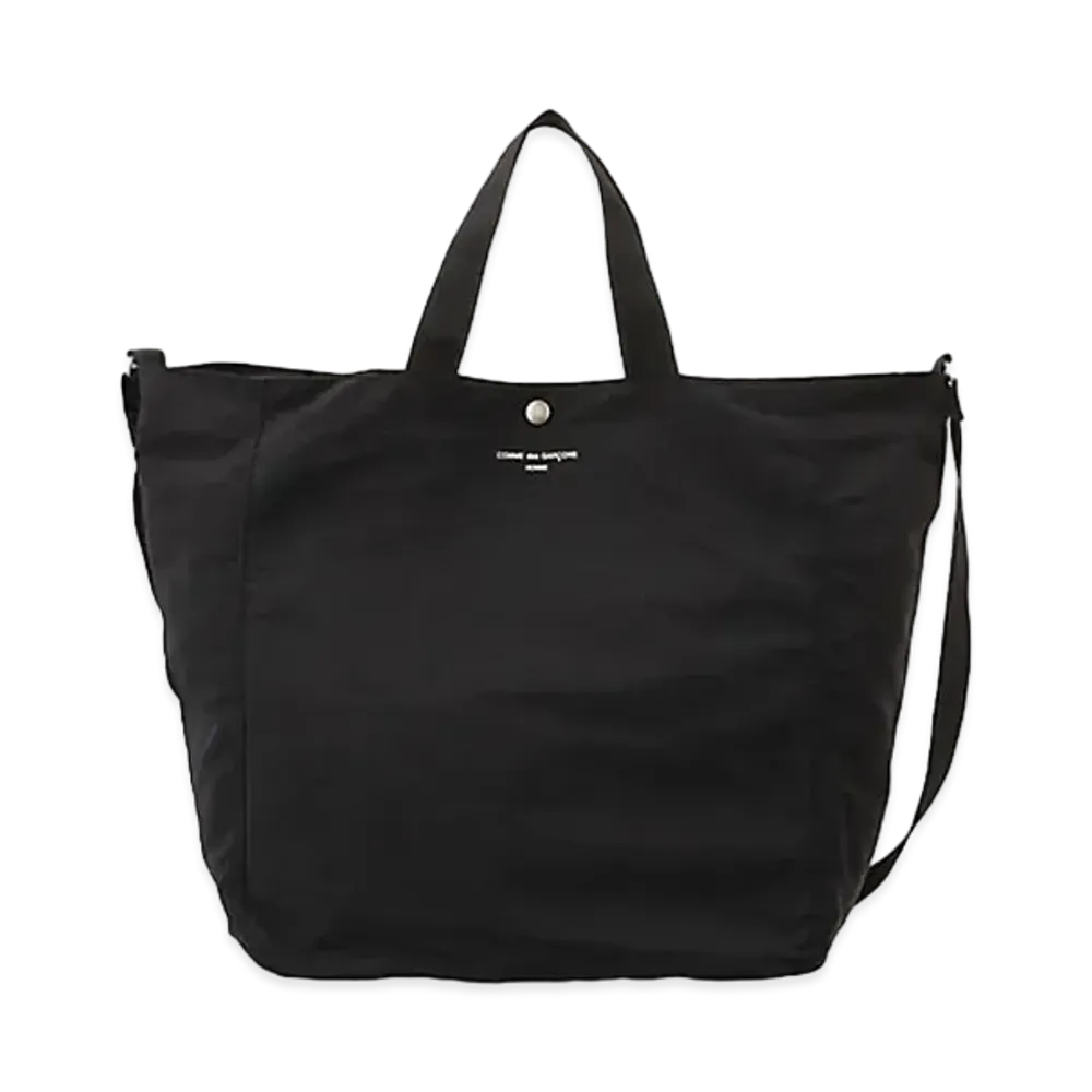 COMME des GARCONS HOMME Cotton Nylon Grosgrain "Black"