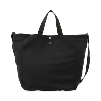 COMME des GARCONS HOMME Cotton Nylon Grosgrain "Black"