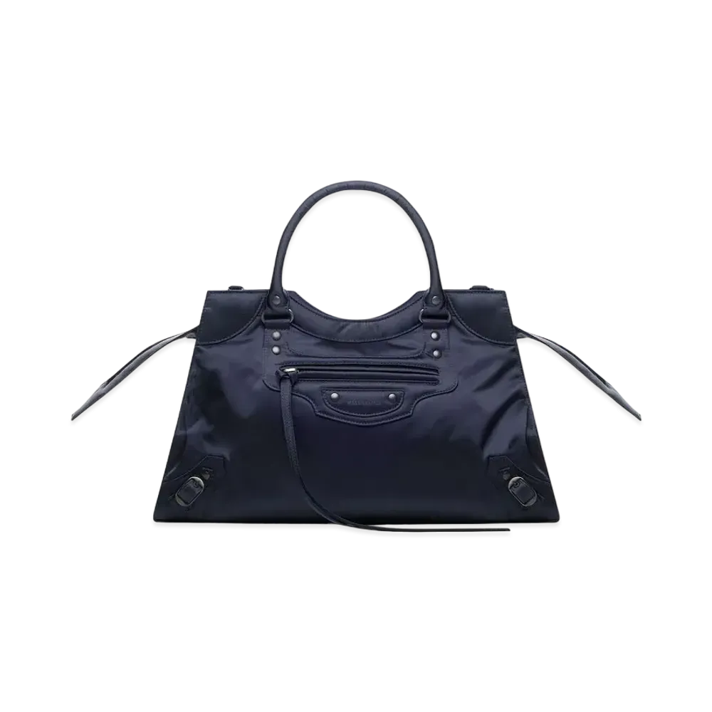 BALENCIAGA Neo Classic Medium Handbag "Blue"