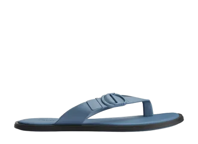 Dior Rivage Thong Sandal Rubber "Light Blue"