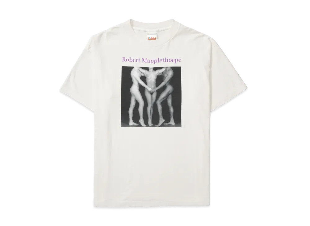 SAINT Mxxxxxx x Robert Mapplethorpe SS Tee Embrace "White"
