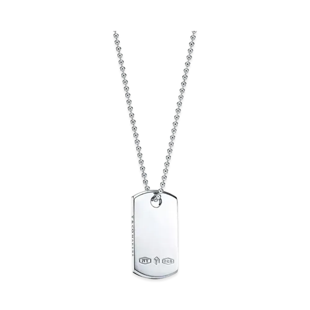 Tiffany & Co. Tiffany 1837 Makers I.D. Tag Pendant "Sterling Silver"