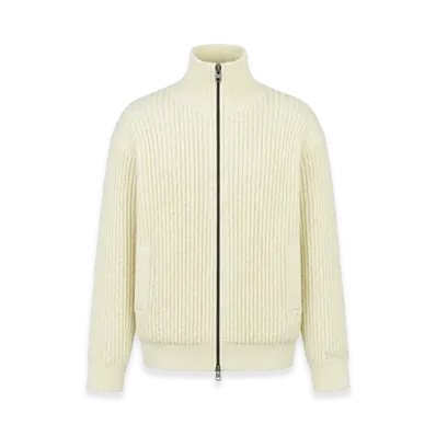 BREATH Drivers Knit Zip Jacket "White"