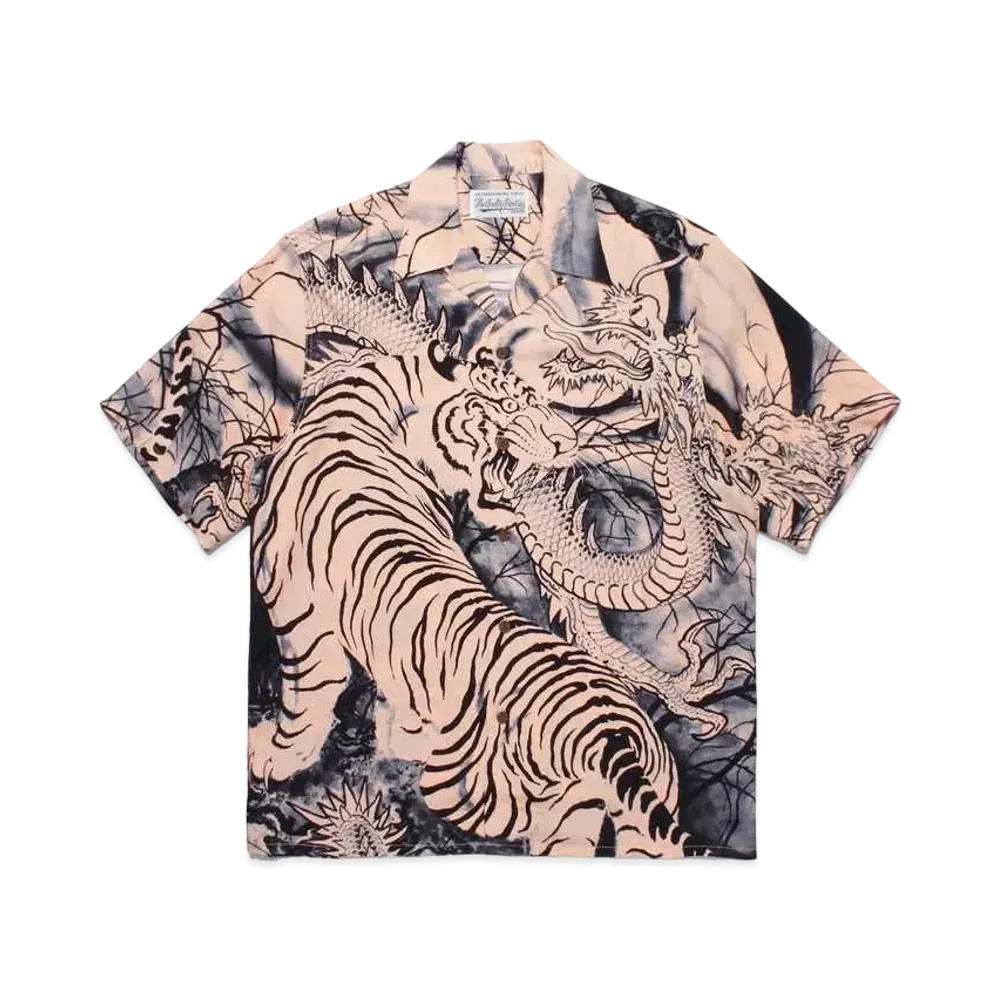 WACKO MARIA PARADISE TOKYO Summer Festival TIM LEHI Hawaiian Shirt "Orange"