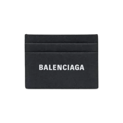 BALENCIAGA Everyday Everyday Multi-Card Slot Shiny Card Holder "Black"