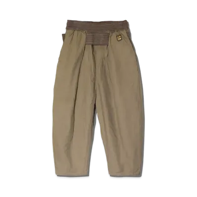 KAPITAL OX SHIMOKITA 7-MINUTE LENGTH PANTS "Beige"