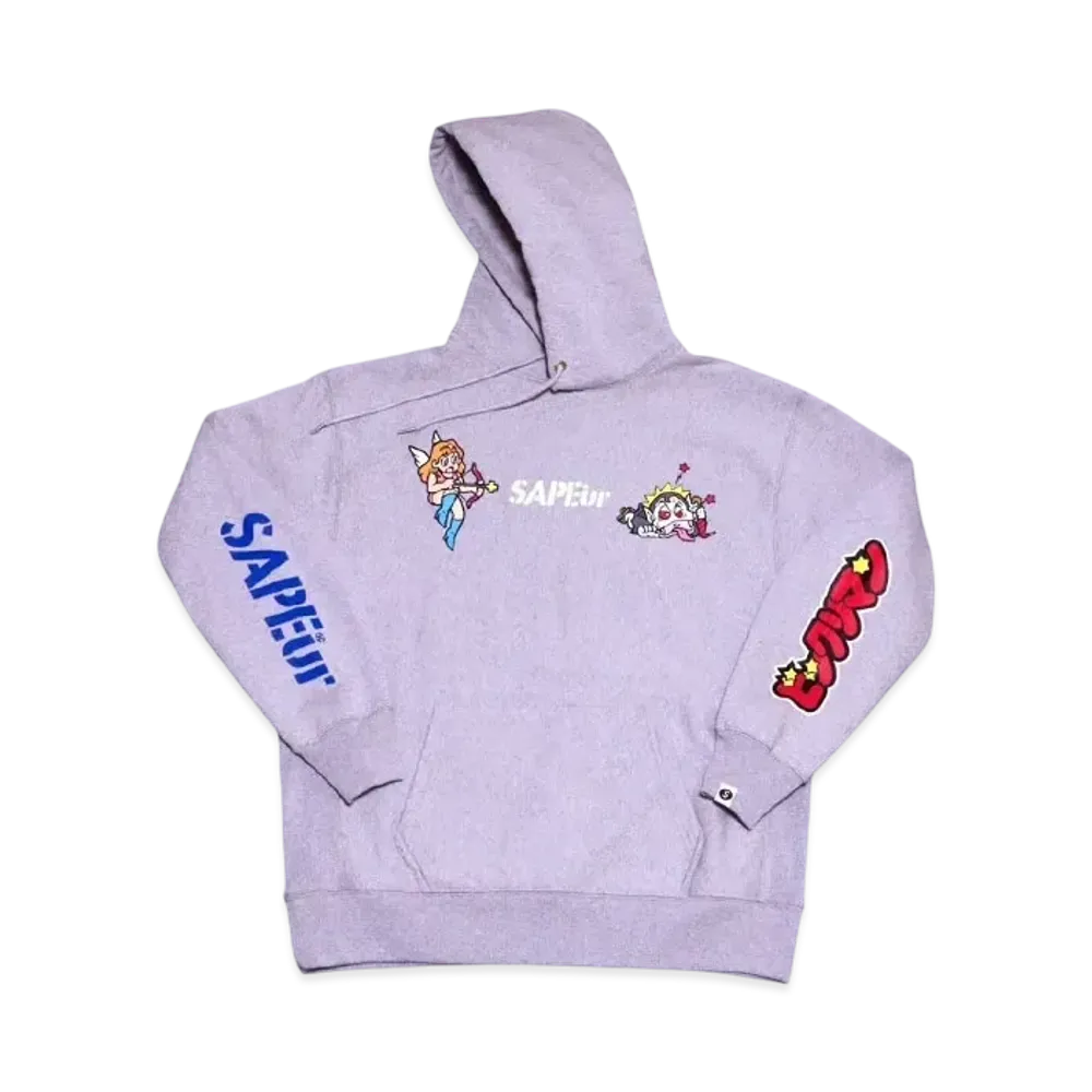 SAPEur x Bikkuriman Youth Super Zeus Hoodie "Gray"