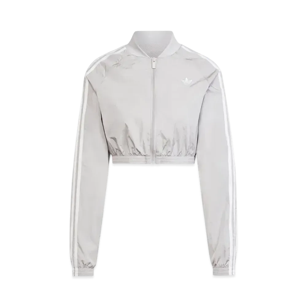 adidas Adicolor Teamgeist Cropped Track Top "Grey Two"