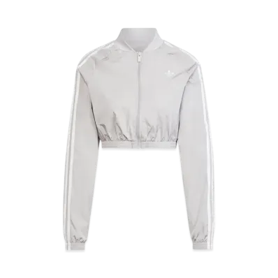 adidas Adicolor Teamgeist Cropped Track Top "Grey Two"