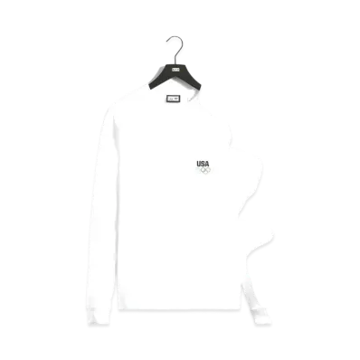 Kith x Team USA L/S Pocket Tee "White"