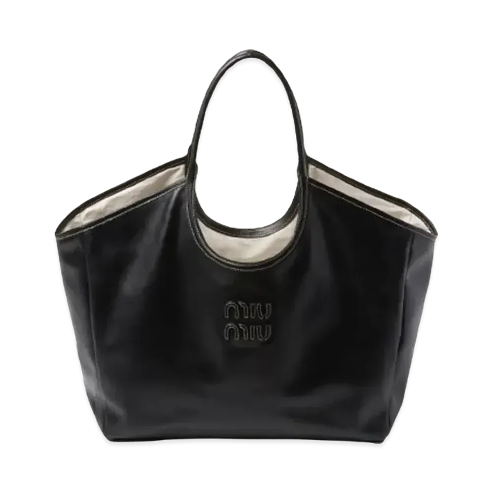 MIUMIU IVY Leather Bag "Black"