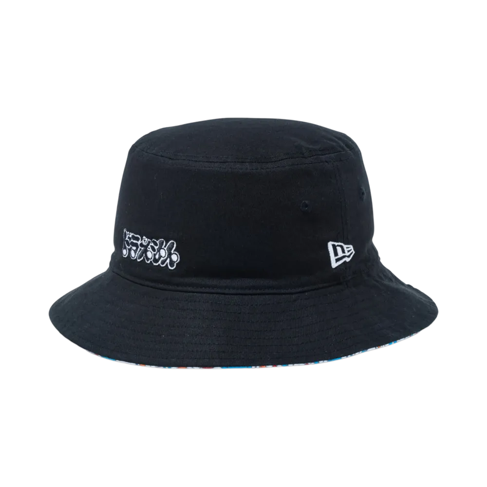 NEW ERA x Doraemon Bucket 01 Reversible Doraemon Monogram "Black/Multicolor"