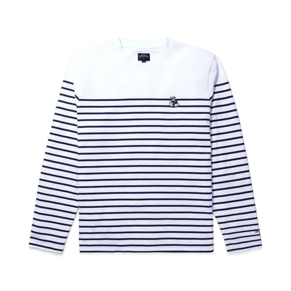 Noah Popeye Striped Top "White"