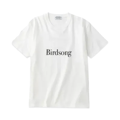 Graphpaper 0559 Birdsong T-Shirt "White"