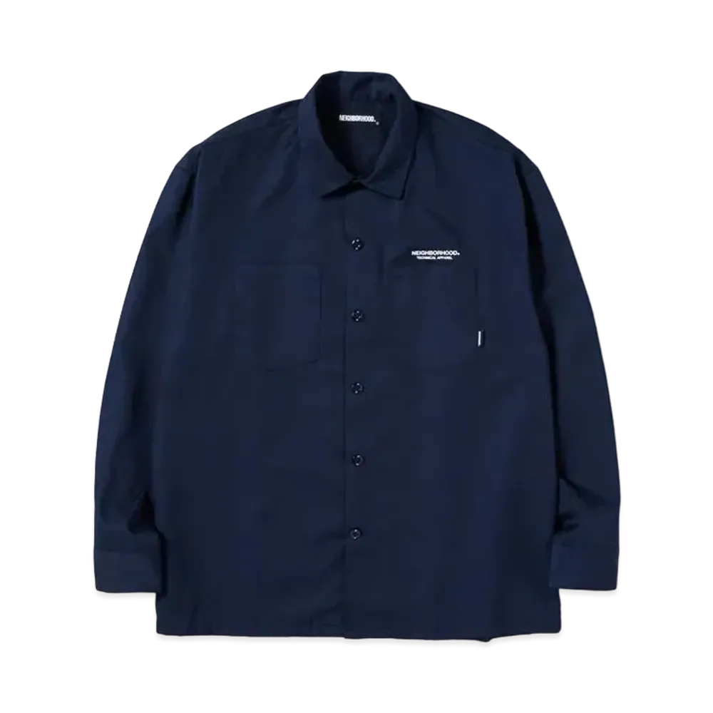 NEIGHBORHOOD CLASSIC WORK / EC-SHIRT . LS "Navy"