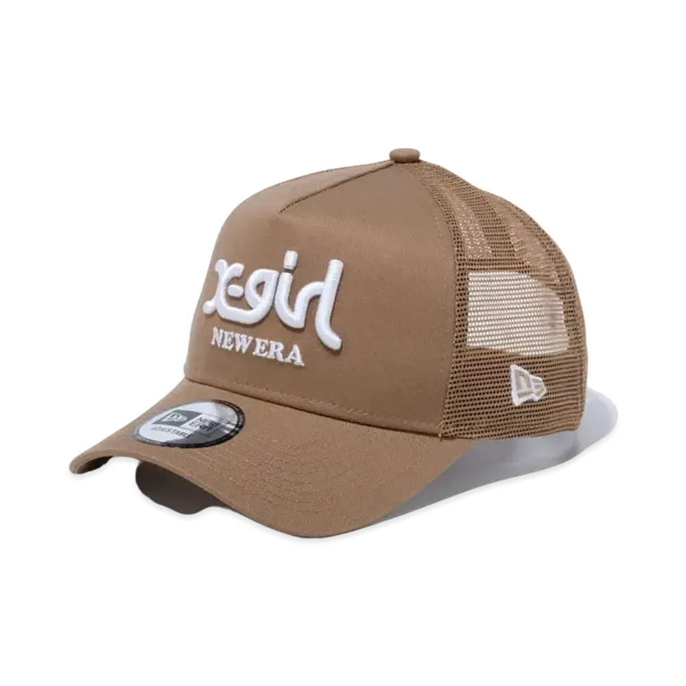 NEW ERA 9FORTY A-Frame Trucker X-girl Dripping "Khaki"