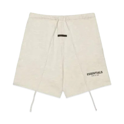 FEAR OF GOD ESSENTIALS SWEATSHORT "Light Heather Oatmeal"