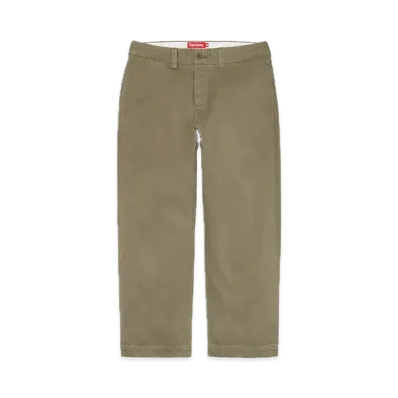 Supreme Pin Up Chino Pant "Olive"