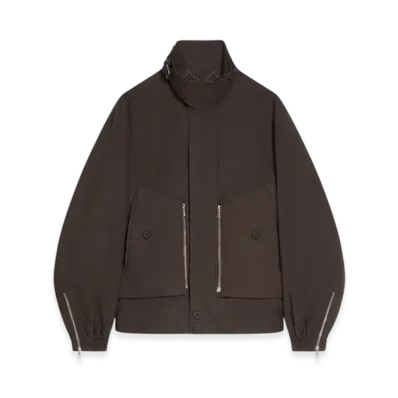 DRIES VAN NOTEN Overdyed Shell Jacket "Brown"