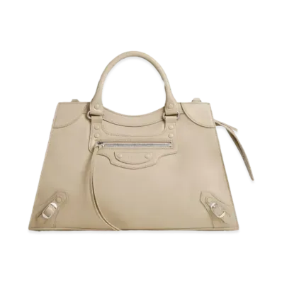 BALENCIAGA Neo Classic Handbag "Beige"