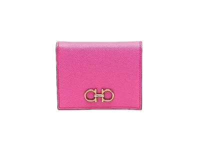 Salvatore Ferragamo Bi-Fold Wallet "Hot Pink"