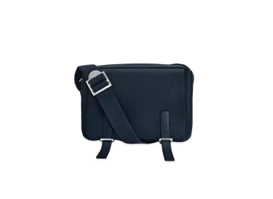 LOEWE Xs Military Messenger Bag In Soft Grained Calfskin "Anthracite"