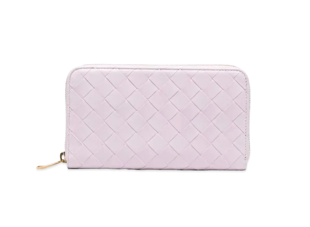 Bottega Veneta Zip Around Wallet "Bris Washed"