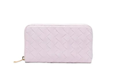 Bottega Veneta Zip Around Wallet "Bris Washed"