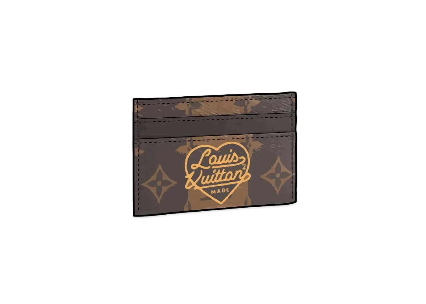 Louis Vuitton x NIGO PORTE CARTES DOUBLE "Brown"