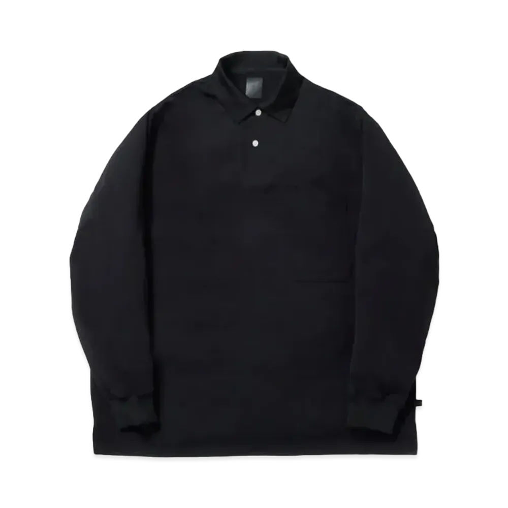 DAIWA PIER39 Tech Polo Shirts L/S "Black"