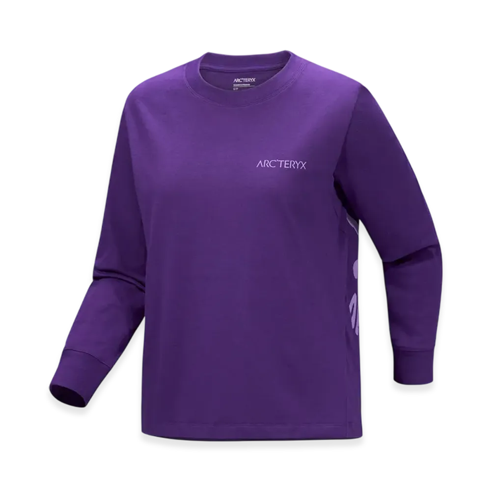 ARC'TERYX Women's Kragg Cotton Bird Crew LS "Azalea/Aster" X000008469