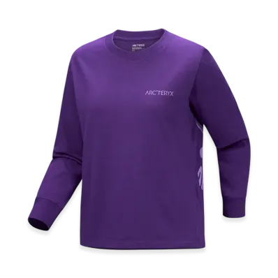 ARC'TERYX Women's Kragg Cotton Bird Crew LS "Azalea/Aster" X000008469
