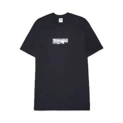 Supreme x Emilio Pucci Box Logo Tee "Black/Black"