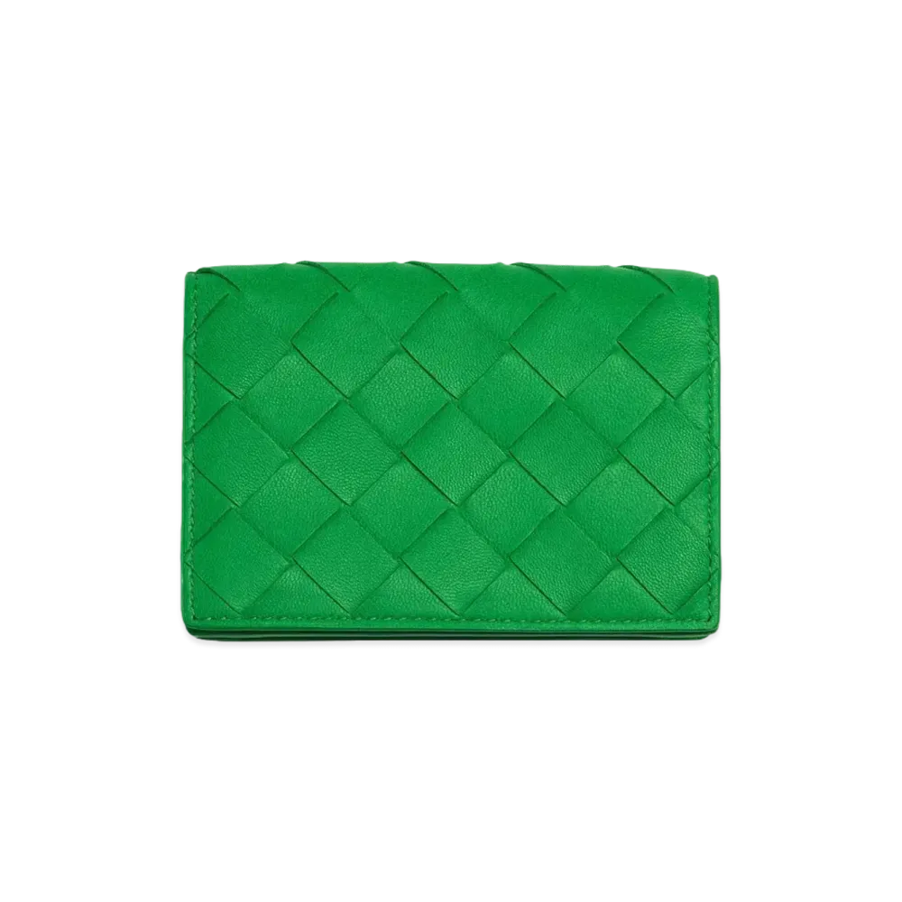Bottega Veneta Business Card Holder "Parakeet"