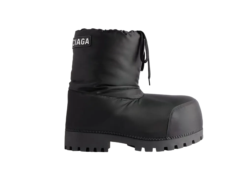 BALENCIAGA Women's Skiwear Alaska Low Boot Nylon "Black"