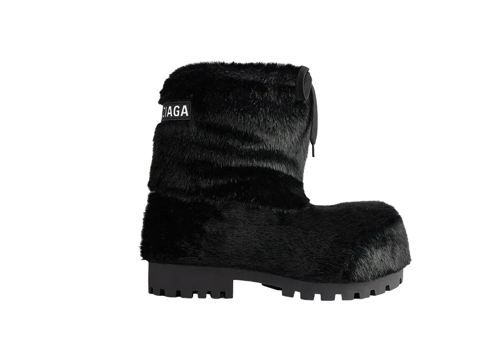 BALENCIAGA MENS Skiwear Alaska Low Boot Fake Mink 