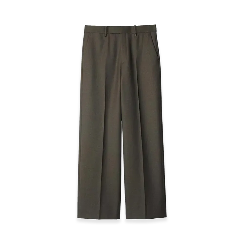 Burberry Wool Tailored Pants "Gray"